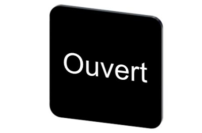 Siemens Labeling plate, self-adhesive