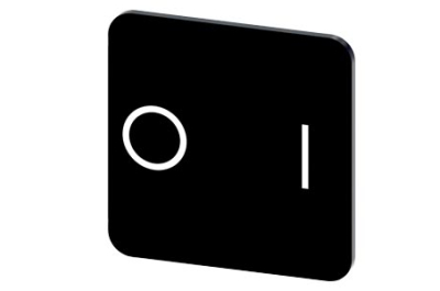 Siemens Labeling plate, self-adhesive