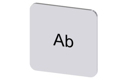 Siemens Labeling plate, self-adhesive