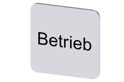 Siemens Labeling plate, self-adhesive