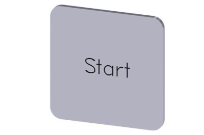 Siemens Labeling plate, self-adhesive