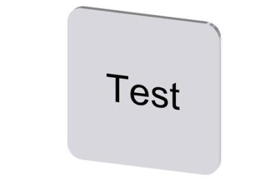 Siemens Labeling plate, self-adhesive