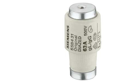 Siemens D-Fuse DIII 63A gG 500V a.c./440V d.c.