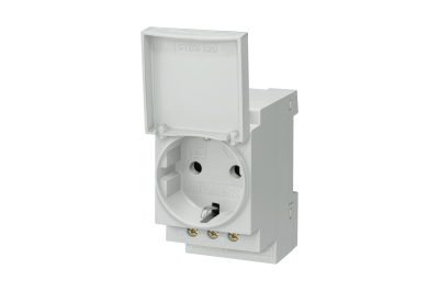 Siemens 5TE6801 socket-outlet Type F Grey