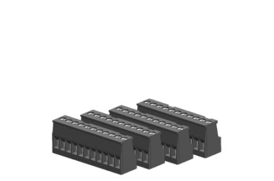 Siemens Connector Block, 11 Poles, Gold (4/PK)