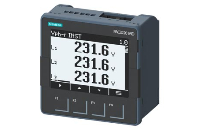 Siemens PMD SENTRON PAC3220 LCD AC/DC, MID