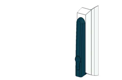 Siemens ROTARY HANDLE FOR PROFILE SEMICYLINDERS