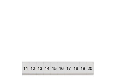 Siemens Label 3,5 mm, flat, horiz. 11-20